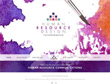 Tablet Screenshot of humanresourcedesign.com